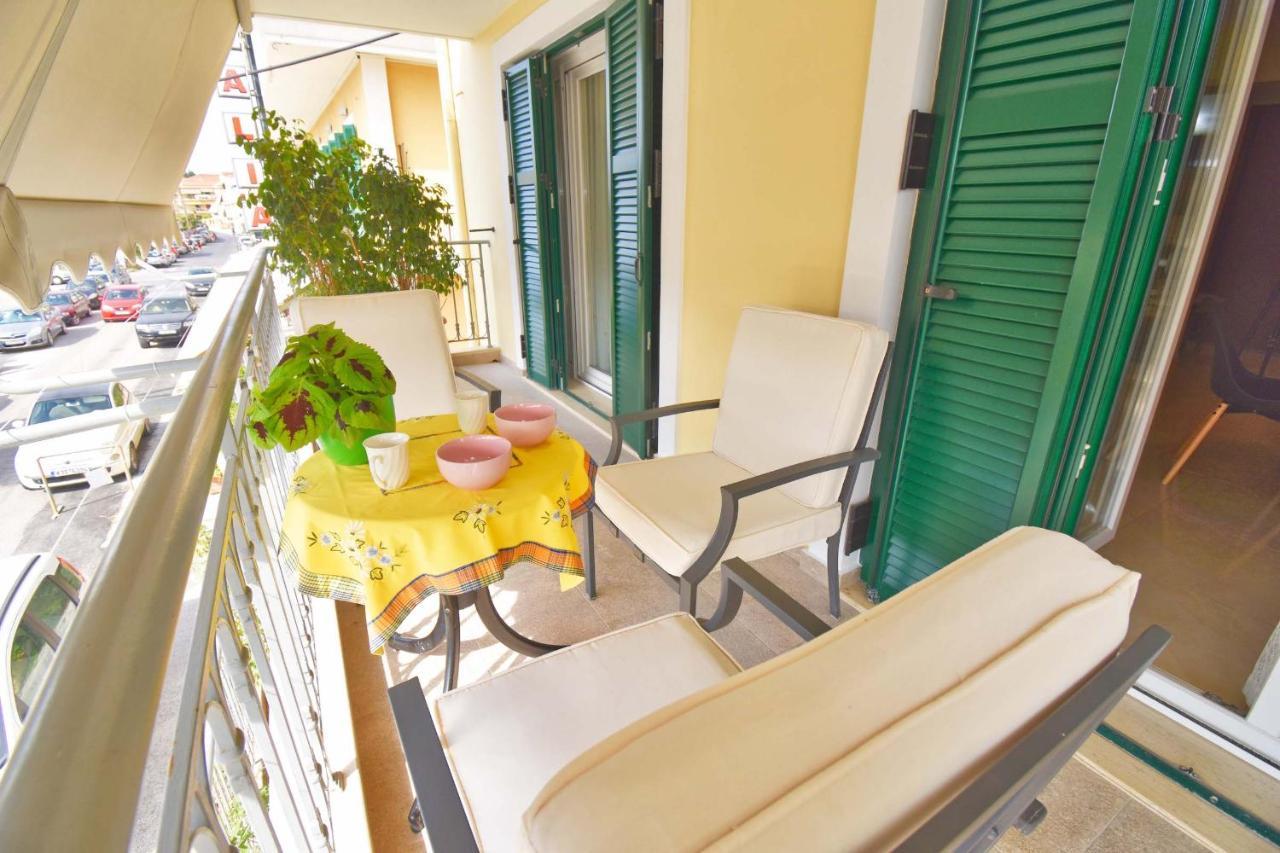 Apartmán Casa Contessa In Garitsa - High Speed Wifi Anemomylos Exteriér fotografie